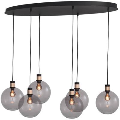 Masterlight HanglampLazise 2 6x Ø 20cm goud met zwart - 2944-05-02-130-50620