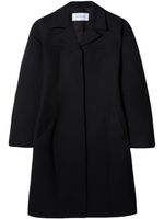 Off-White manteau Round Techno Gab à simple boutonnage - Noir