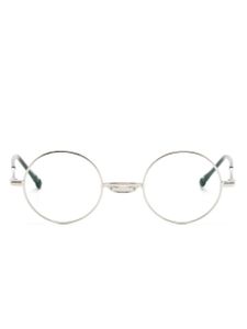 Matsuda lunettes de vue en titane à monture ronde - Argent