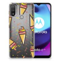 Motorola Moto E20 | E40 | Siliconen Case | Icecream Motorola Moto E20 | E40 | Siliconen Case | Icecream
