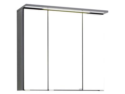 HELD Badkamer spiegelkast Bologna 3D (LED-inbouwlamp, Donkergrijs, Breite: 70 cm)