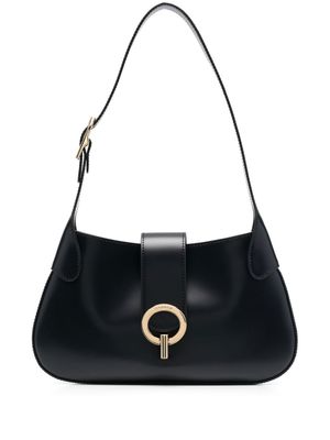 SANDRO sac porté épaule Janet à logo gravé - Noir