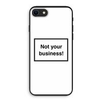 Not your business: iPhone SE 2020 Biologisch afbreekbaar hoesje