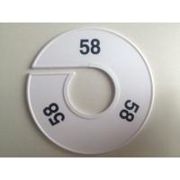 Maatring 11 cm wit/zwart 58