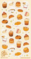 Stickii Stickervel - Cat Cafe Menu