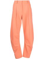 Off-White pantalon de tailleur à coupe fuselée - Orange