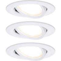 Paulmann 93485 Nova Inbouwlamp Set van 3 stuks LED LED 18 W Wit (mat)