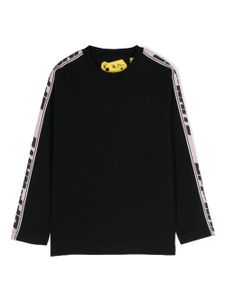 Off-White Kids t-shirt en coton à bande logo - Noir