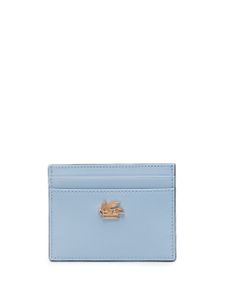 ETRO Pegaso logo-plaque card holder - Bleu