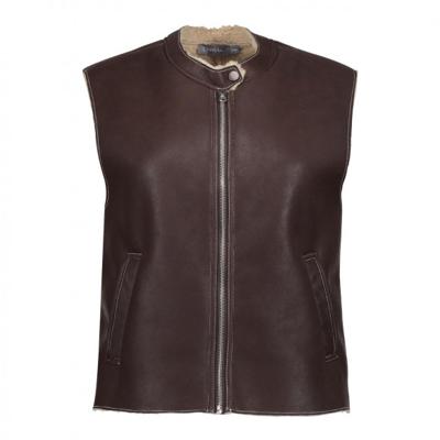 Geisha - Bruin | unisex | Vest | Bruin | XXL | regular | Kamst mode