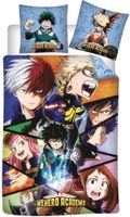 My Hero Academia - Allies 1 Persoons Dekbedovertrek (140cm x 200cm) - thumbnail