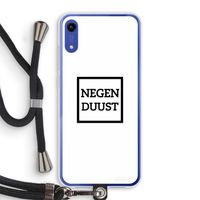 Negenduust vierkant: Honor Play 8A Transparant Hoesje met koord
