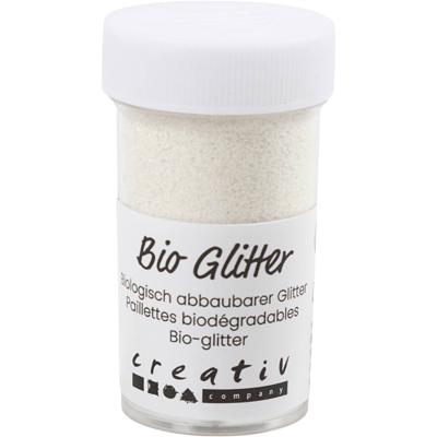 Creativ Company Bio sparkles, wit, 27 ml/ 1 doosje