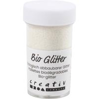 Creativ Company Bio sparkles, wit, 27 ml/ 1 doosje