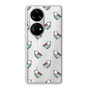 Vogeltjes: Huawei P50 Pro Transparant Hoesje