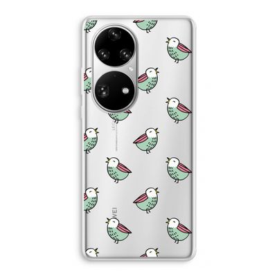 Vogeltjes: Huawei P50 Pro Transparant Hoesje