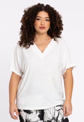 Yoek T-shirt HANNELORE | Beige | Maat 54/56