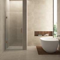 Nisdeur Wiesbaden Less 200 cm 8 mm Nano Helder Glas Geborsteld Brons Koper (alle maten)
