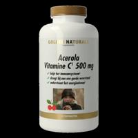 Golden Naturals Acerola vitamine C 500mg 100 Zuigtabletten