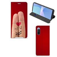 Sony Xperia 10 III Hippe | Standcase | Liefde - Origineel Romantisch Cadeau