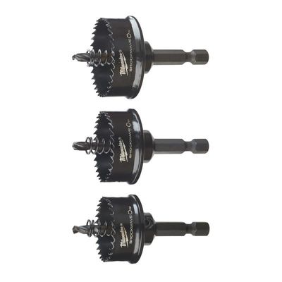 Milwaukee Accessoires Shockwave gatzaag SET 22 / 29/ 35 mm - 49224800