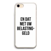 Belastinggeld: iPhone 7 Transparant Hoesje