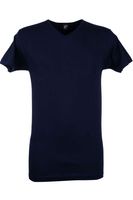 Alan Red Vermont Regular Fit T-Shirt V-hals Dubbel pak marine, Effen - thumbnail