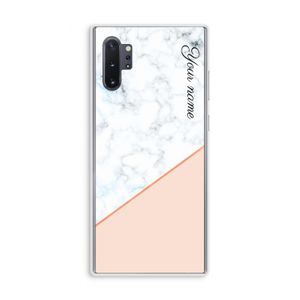 Marmer in stijl: Samsung Galaxy Note 10 Plus Transparant Hoesje
