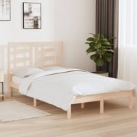 Bedframe zonder matras massief grenenhout 120x200 cm