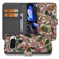 Paars Wit Bloemen Google Pixel 10 Pro XL | Telefoonhoesje