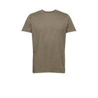 ESPRIT Men Casual T-shirt van biologisch katoen donker kaki - thumbnail