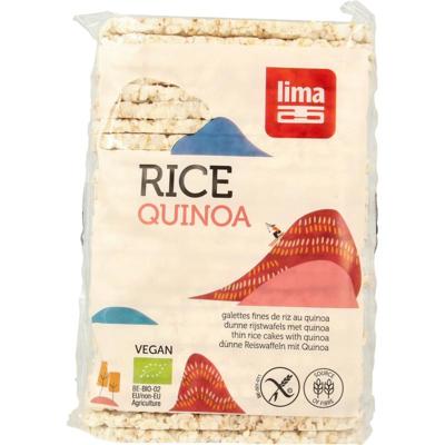Lima Rijstwafels recht dun quinoa bio Lima Rijstwafels recht dun quinoa bio