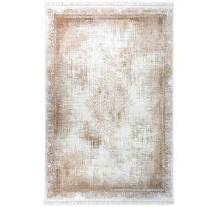 Merinos - Retro Acryl Vloerkleed - Klassiek Design - Bruin-120 x 180 cm