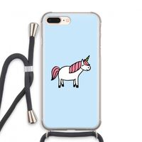 Eenhoorn: iPhone 7 PLUS Transparant Hoesje met koord