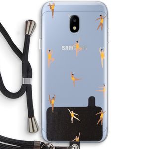 Dans #2: Samsung Galaxy J3 (2017) Transparant Hoesje met koord
