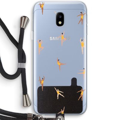 Dans #2: Samsung Galaxy J3 (2017) Transparant Hoesje met koord