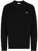 Maison Kitsuné sweat Flag Fox en coton - Noir - thumbnail