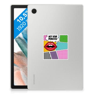 Samsung Galaxy Tab A8 2021/2022 Leuke Siliconen Hoes Popart Princess Samsung Galaxy Tab A8 2021/2022 Leuke Siliconen Hoes Popart Princess