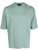 Roberto Collina t-shirt en maille à manches courtes - Vert - thumbnail