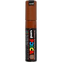Uni-Posca Posca marker, afm pc-8k, lijndikte 8 mm, breed, bruin, 1 stuk