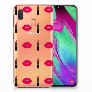 Samsung Galaxy A40 TPU bumper Lipstick Kiss