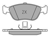 Remblokkenset, schijfrem MEYLE, Inbouwplaats: Vooras, u.a. fÃ¼r Volvo - thumbnail