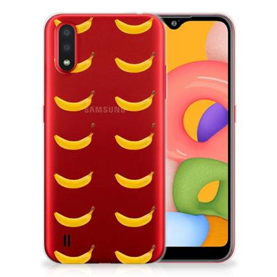 Samsung Galaxy A01 | Siliconen Case | Banana