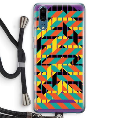 Skew Bee 2: Huawei P20 Transparant Hoesje met koord