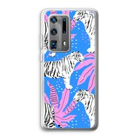 Tijger: Huawei P40 Pro Plus Transparant Hoesje