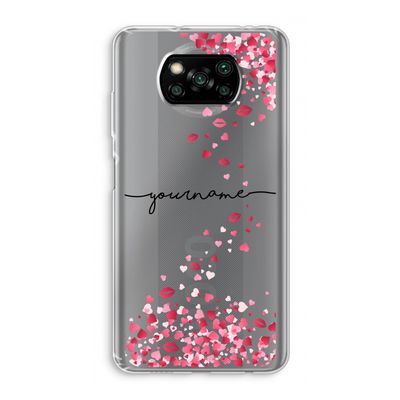 Hartjes en kusjes: Xiaomi Poco X3 Pro Transparant Hoesje