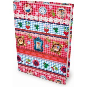 Patchwork - Rekbare boekenkaften - A4 - 6 stuks