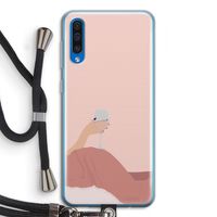 Wine: Samsung Galaxy A50 Transparant Hoesje met koord Wine: Samsung Galaxy A50 Transparant Hoesje met koord