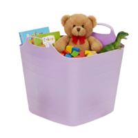 Storage solutions speelgoedmand - lila paars - 25 l - kunststof - 40 x 35 cm - opbergmand