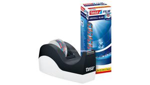 tesa Easy Cut Orca + tesafilm kristall-klar 53915-00000-00 Plakbandhouder Zwart, Wit (l x b) 33 m x 19 mm 1 set(s)